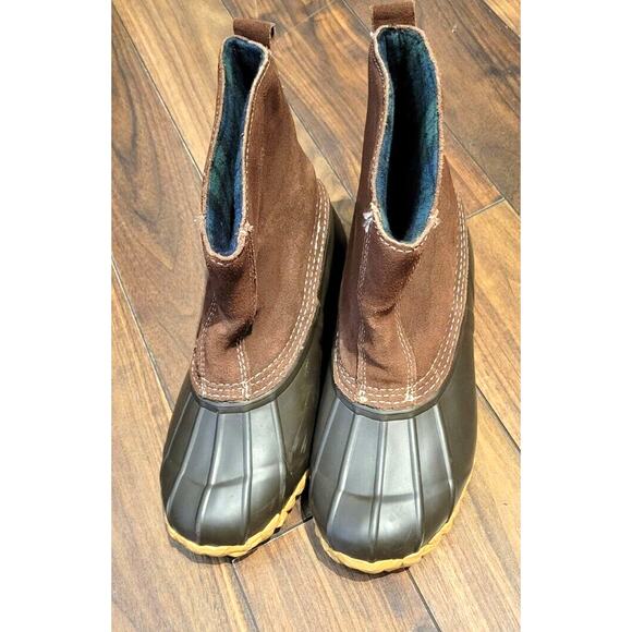 Red Head Boots Womens 6 Brown Leather Waterproof Insulated Rubber Duck Ankle - Picture 5 of 8